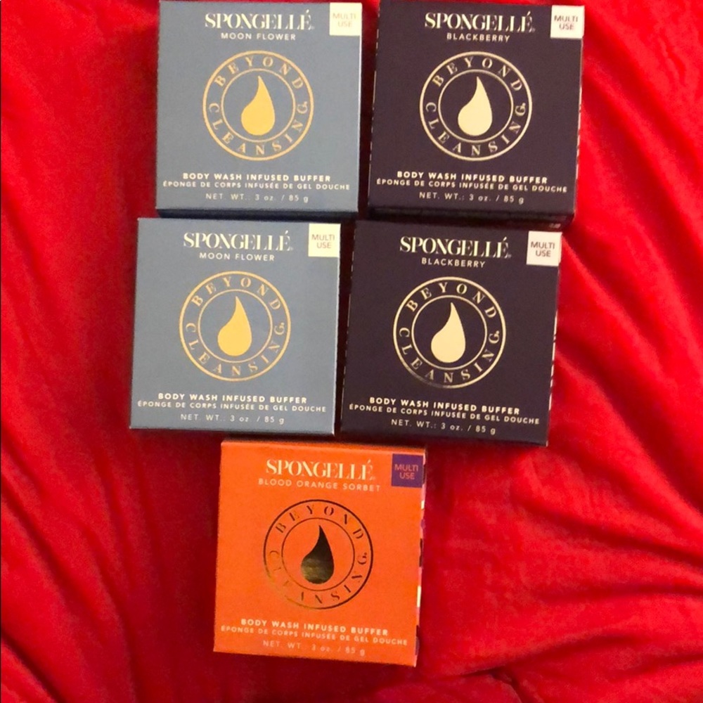 Spongelle body wash infused buffer set of 5